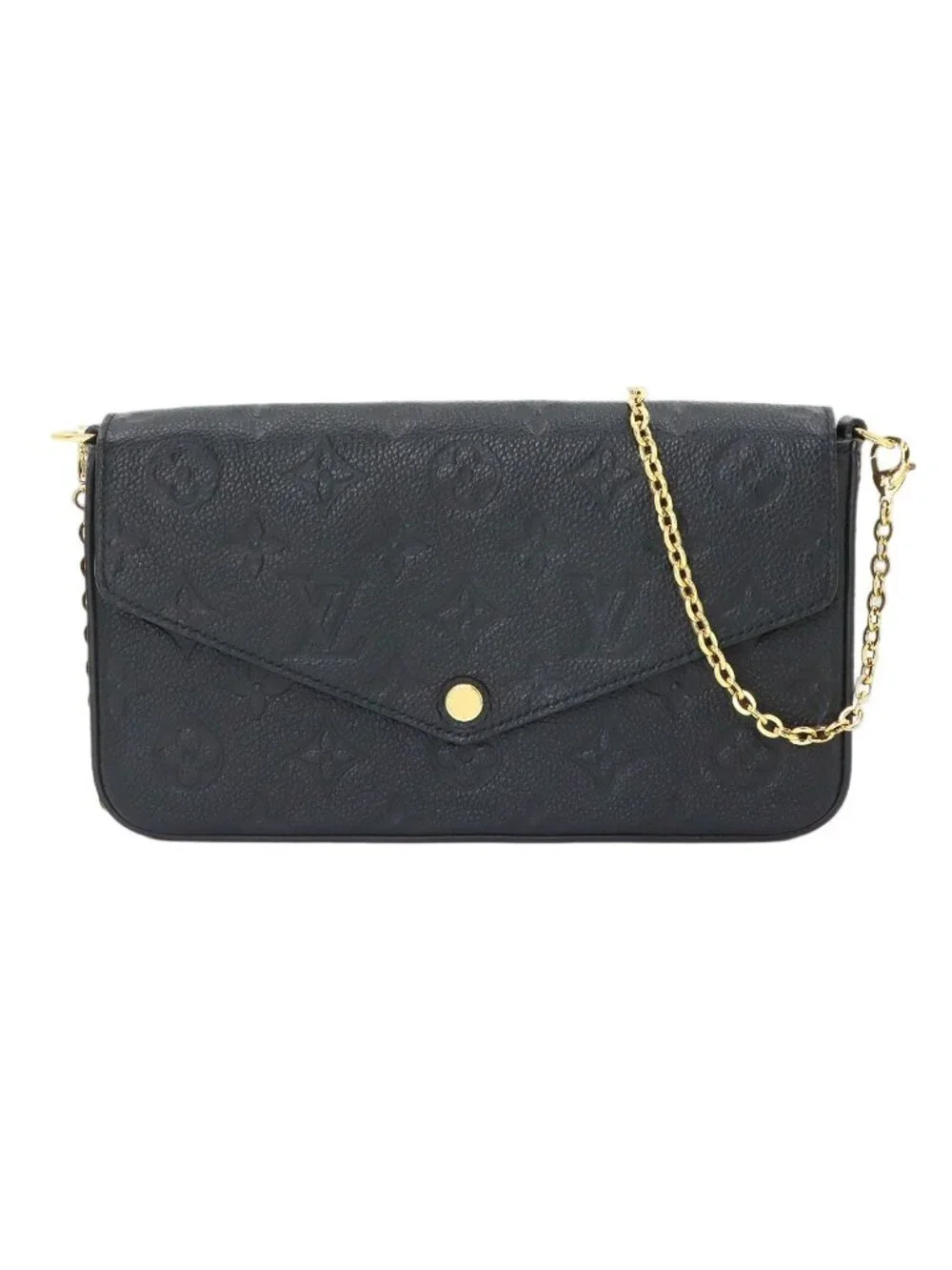 Louis Vuitton Monogram Empreinte Pochette Felicie Chain Wallet Leather Shoulder